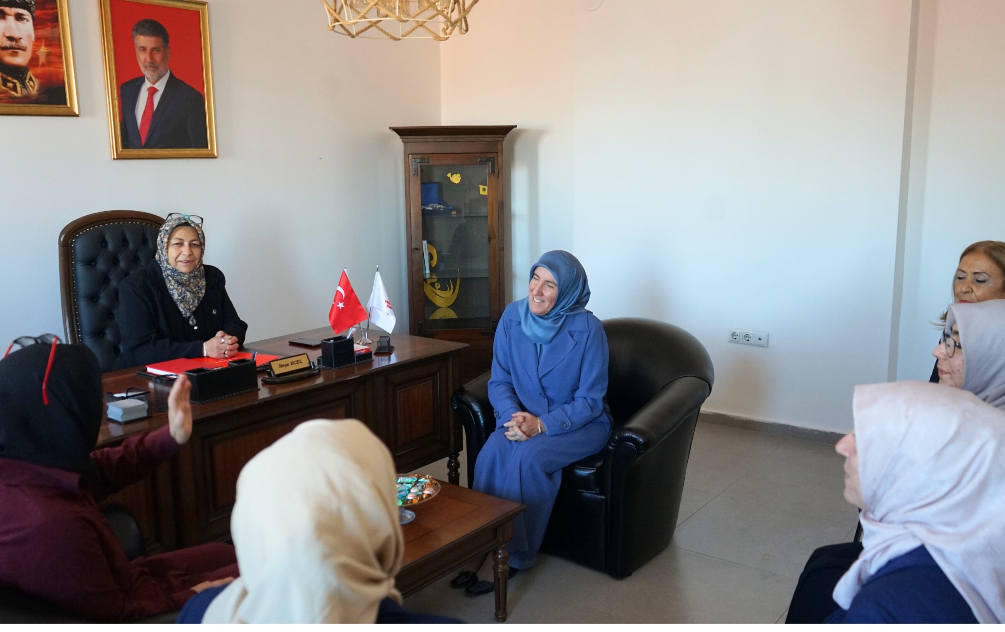 Saadet Partisi Kadın Kolları’ndan Milli Yol Partisi’ne Ziyaret